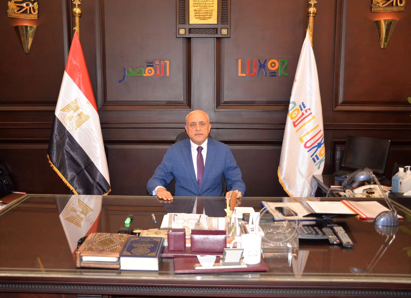 محافظ الأقصر المهندس عبدالمطلب عمارة