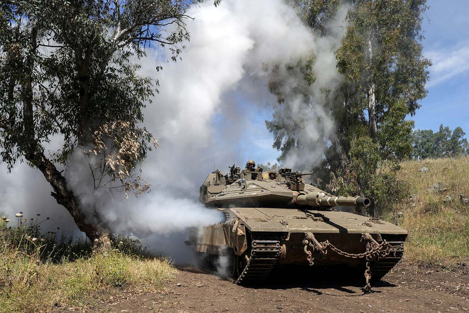 Ground clashes between Israeli forces and Hezbollah are spreading along southern Lebanon's mountainous frontier