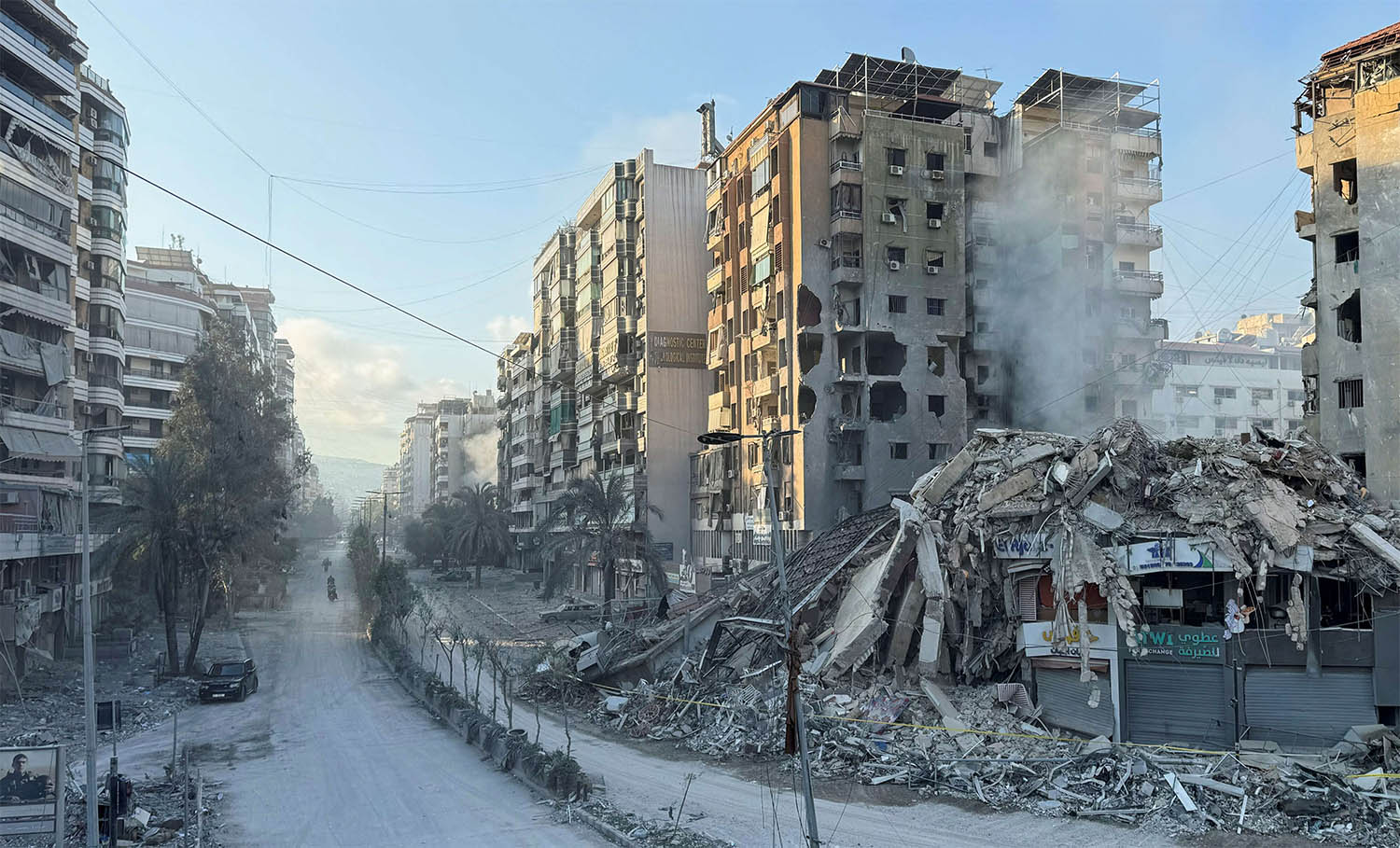 Residents have largely fled Beirut's southern suburbs 