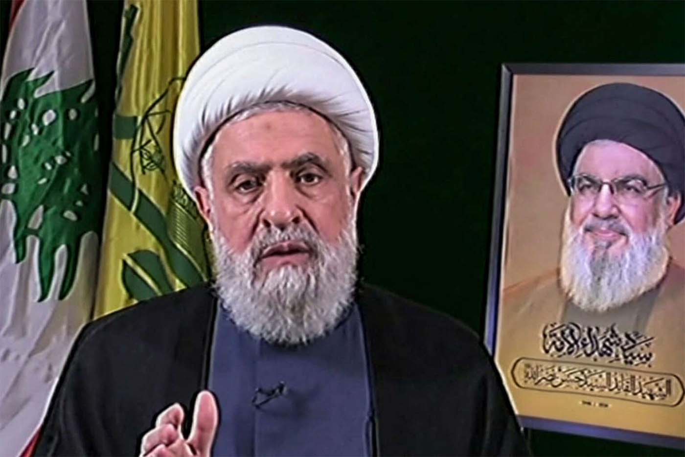 Hezbollah chief Naim Qassem 