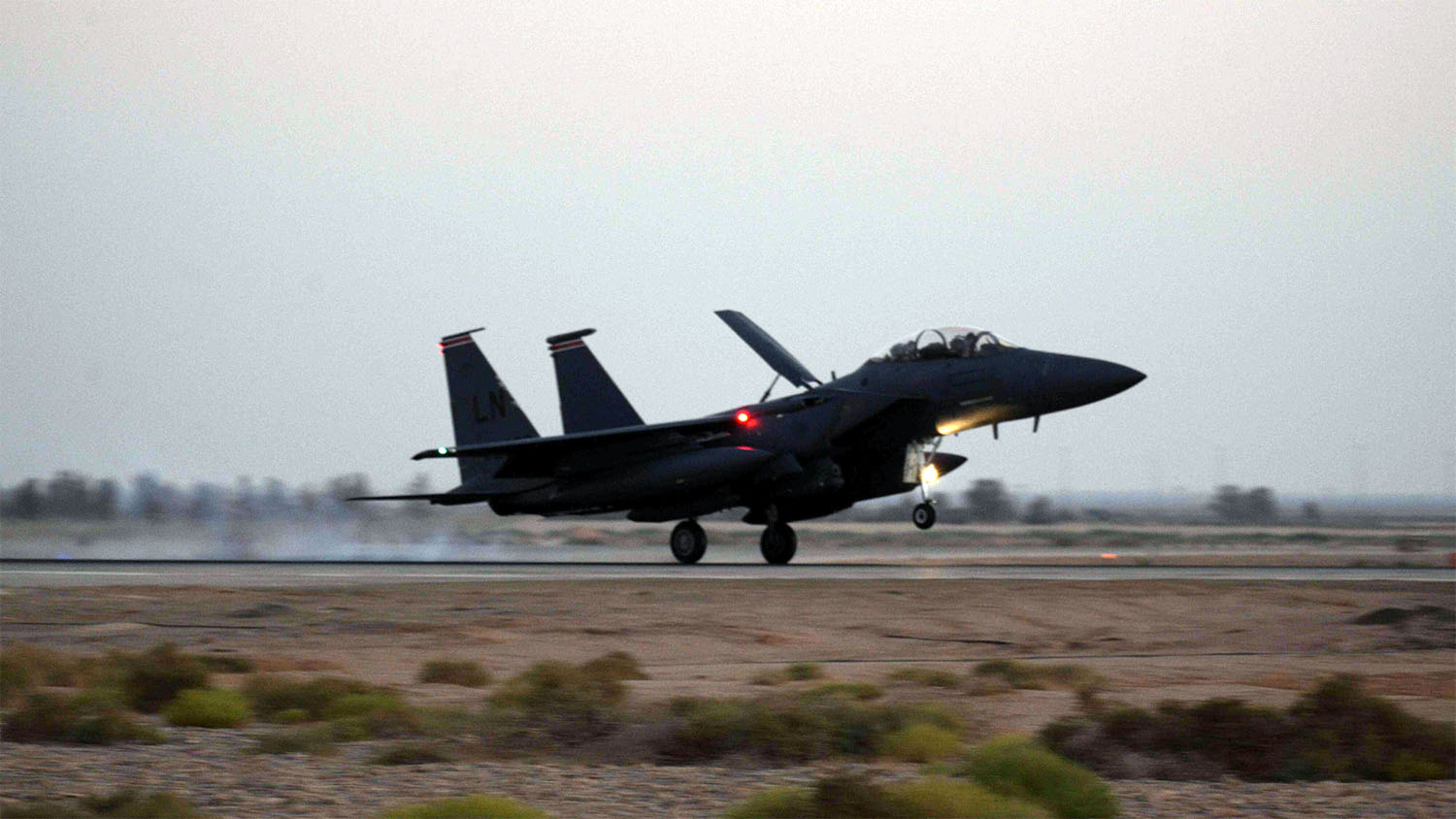 A US fighter jet