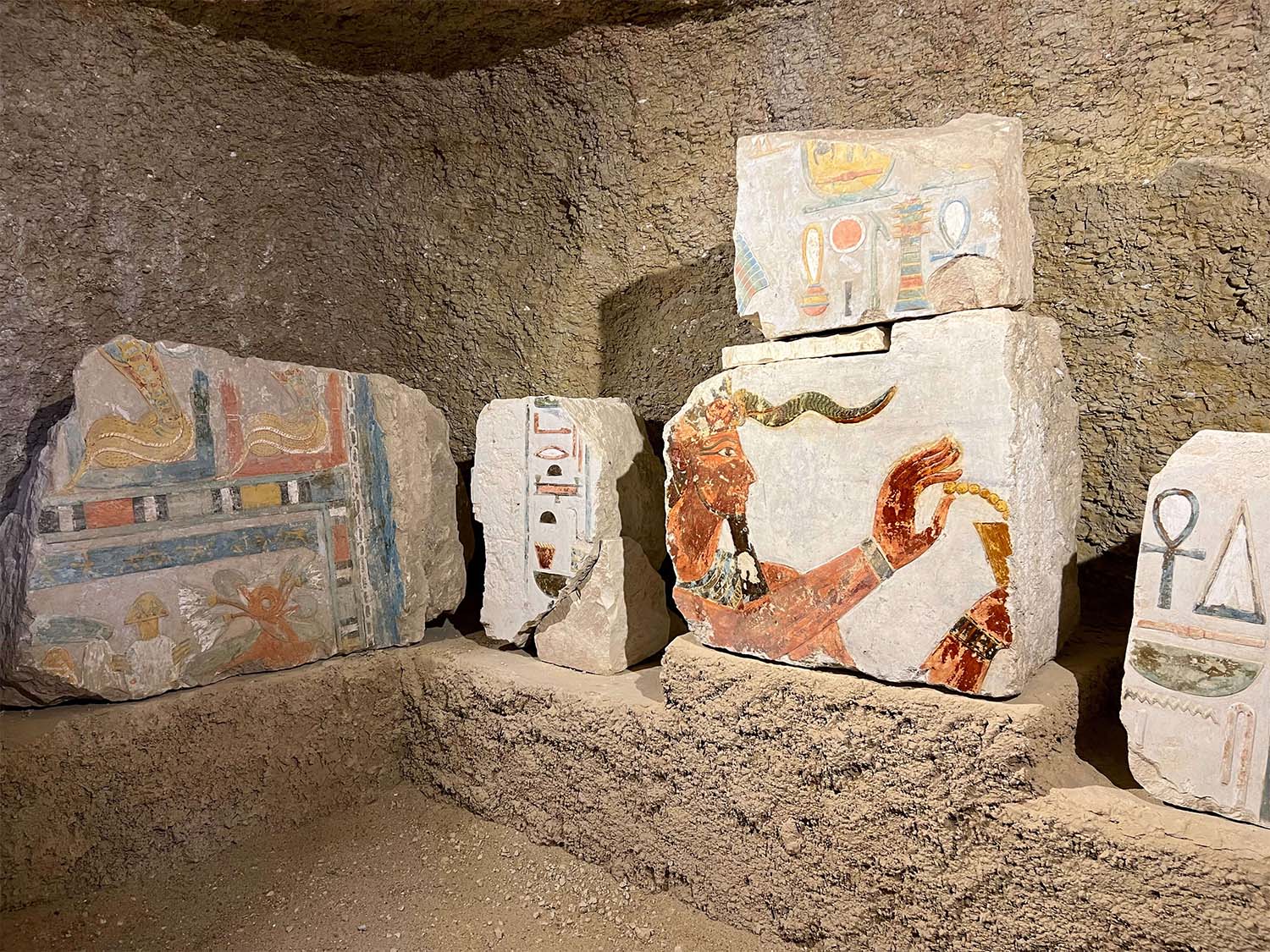 1,500 decorated blocks were uncovered