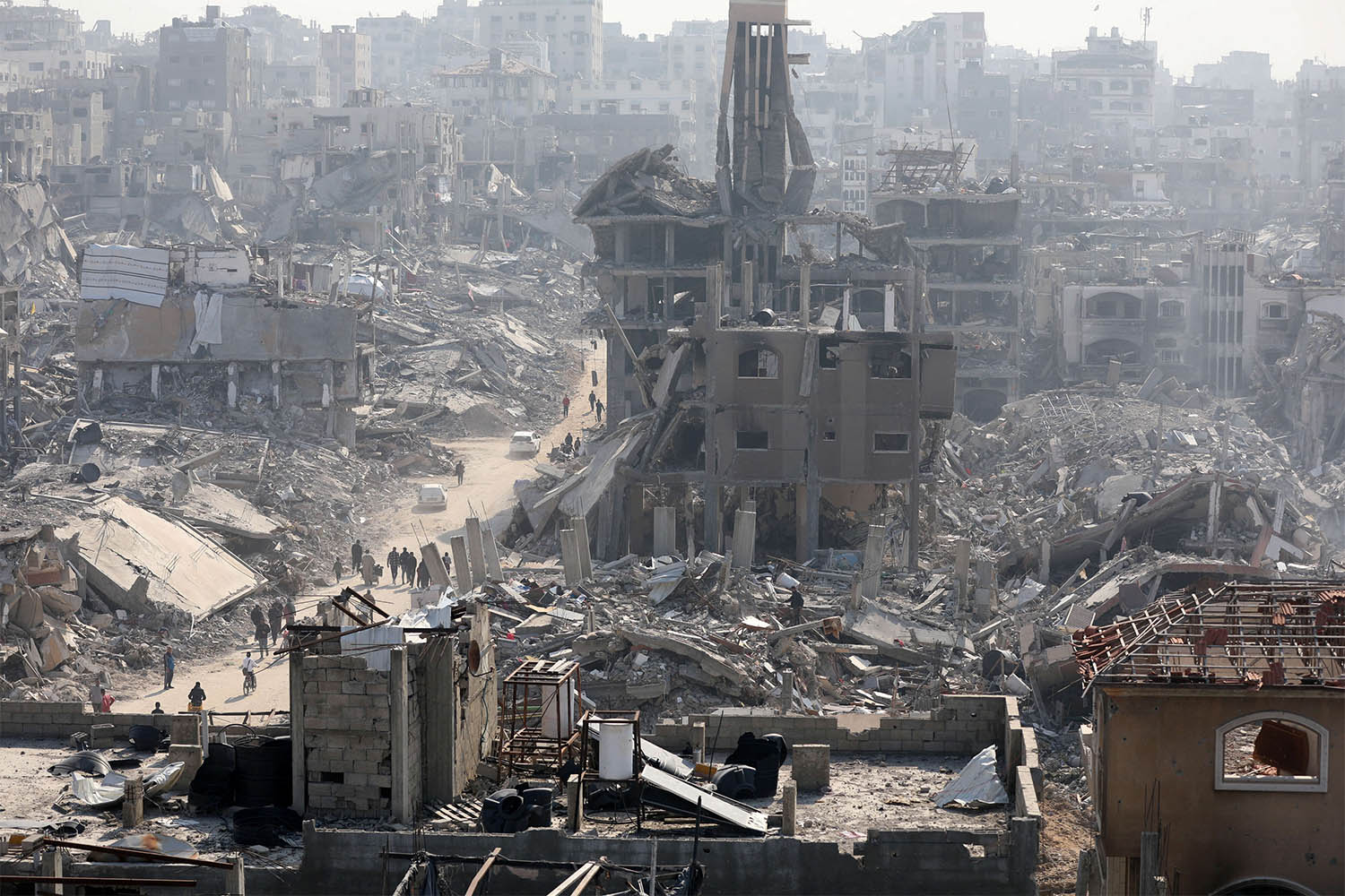 US Solutions will staff the checkpoint at a key intersection in Gaza's interior