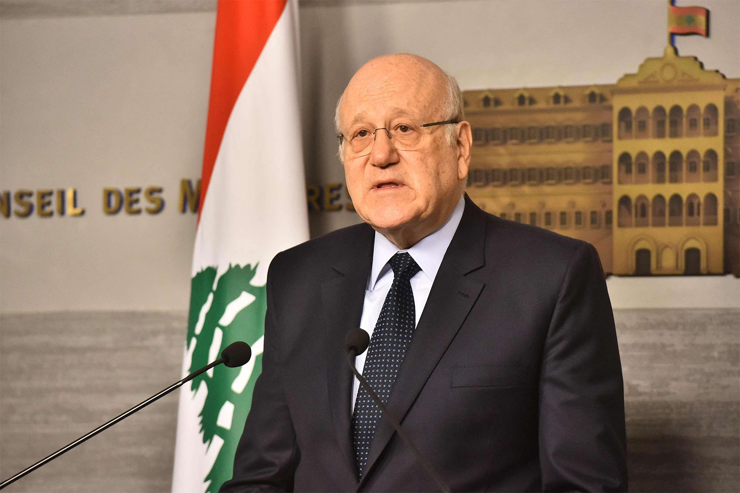 Lebanese caretaker Prime Minister Najib Mikati 