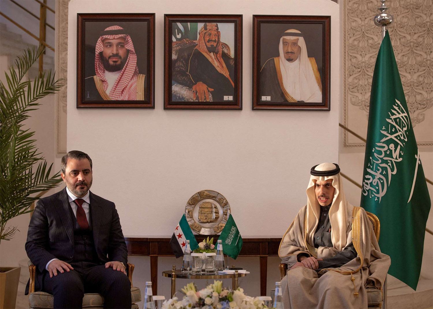 The meeting took place in Riyadh