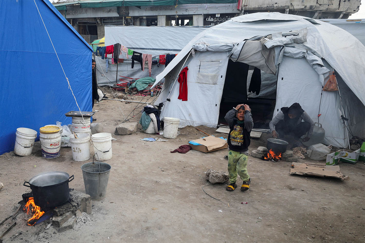 Most of Gaza's 2.3 million pre-war population displaced multiple times