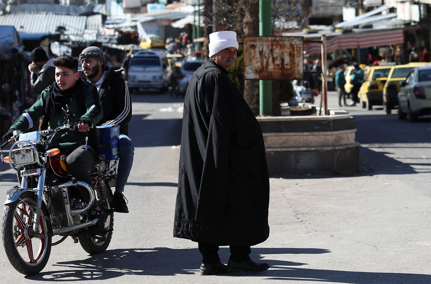 The packages included basic goods like oil, flour, salt and sugar, and were mostly delivered to the southern province of Suwayda
