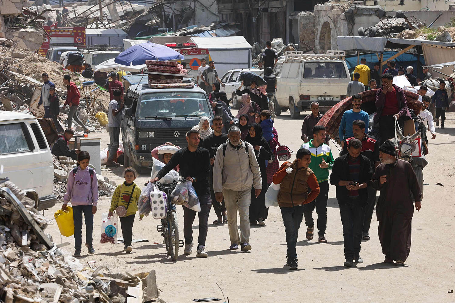 Fleeing another Israeli assault