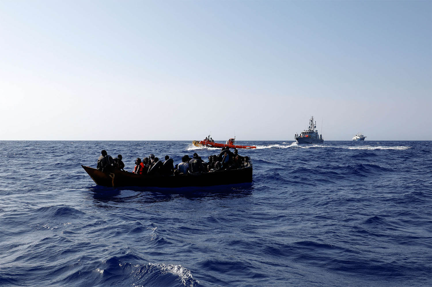 Migrants' boat