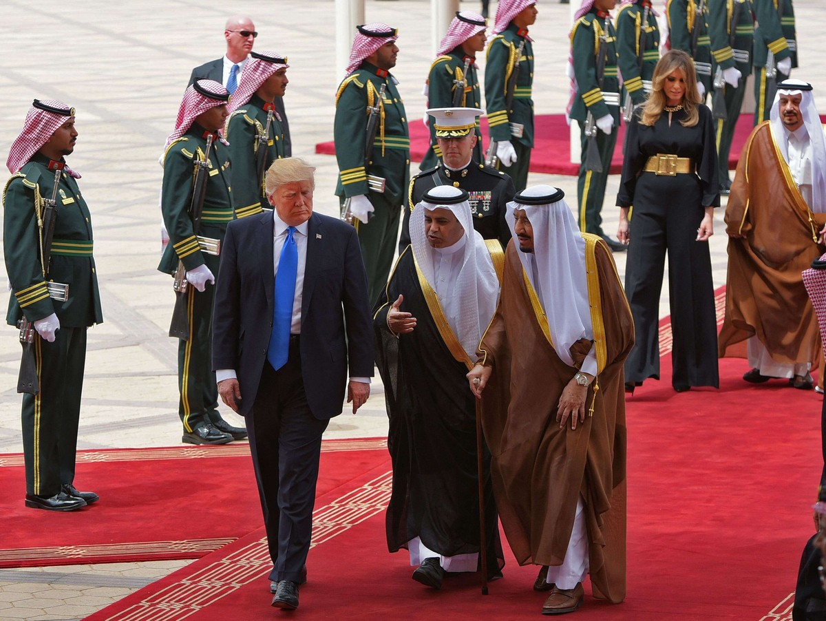 ترامب سيحظى بترحيب حار ومراسم احتفالية لدى وصوله إلى السعودية 