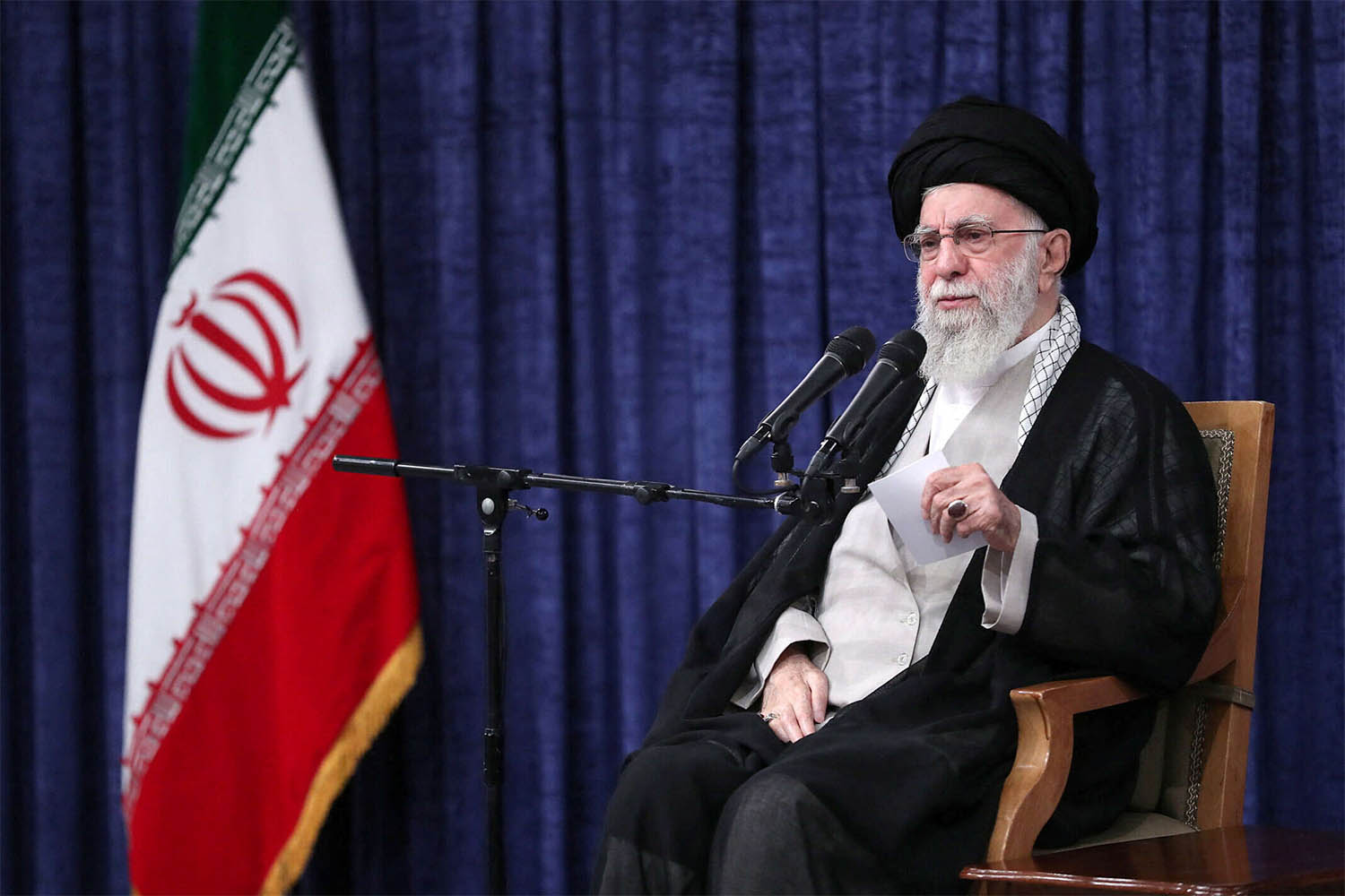 Iran's Supreme Leader Ayatollah Ali Khamenei 