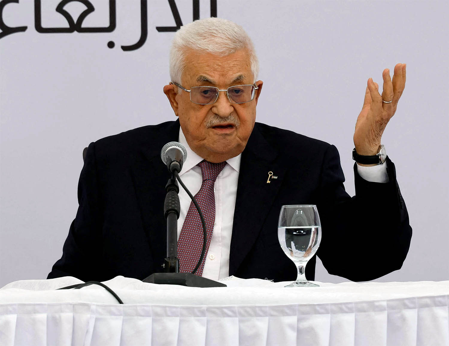 Abbas' office says the US visa decision violates the UN agreement