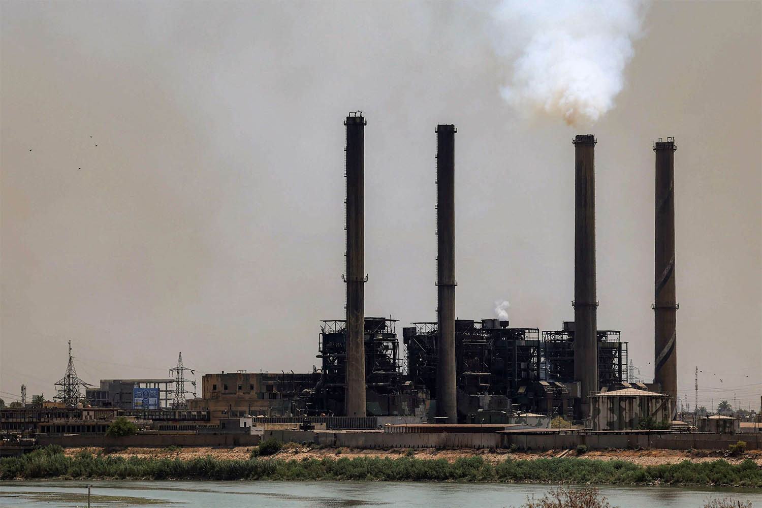 The Dora (Daura) Thermal Power Station in the Dora district in southern Baghdad 