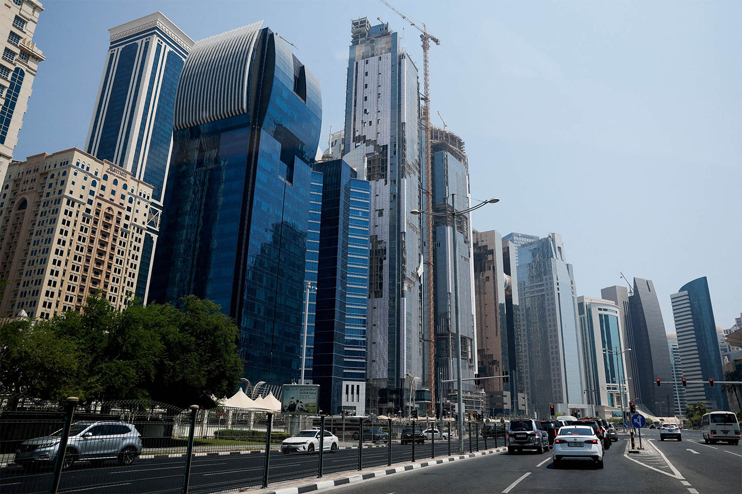 The Qatari capital of Doha