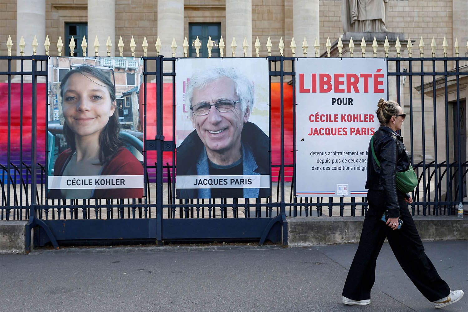 Cecile Kohler and her partner Jacques Paris have been held in Iran since 2022 