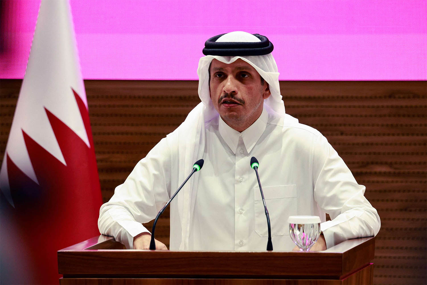 Qatars Prime Minister and Foreign Minister Mohammed bin Abdulrahman al-Thani 