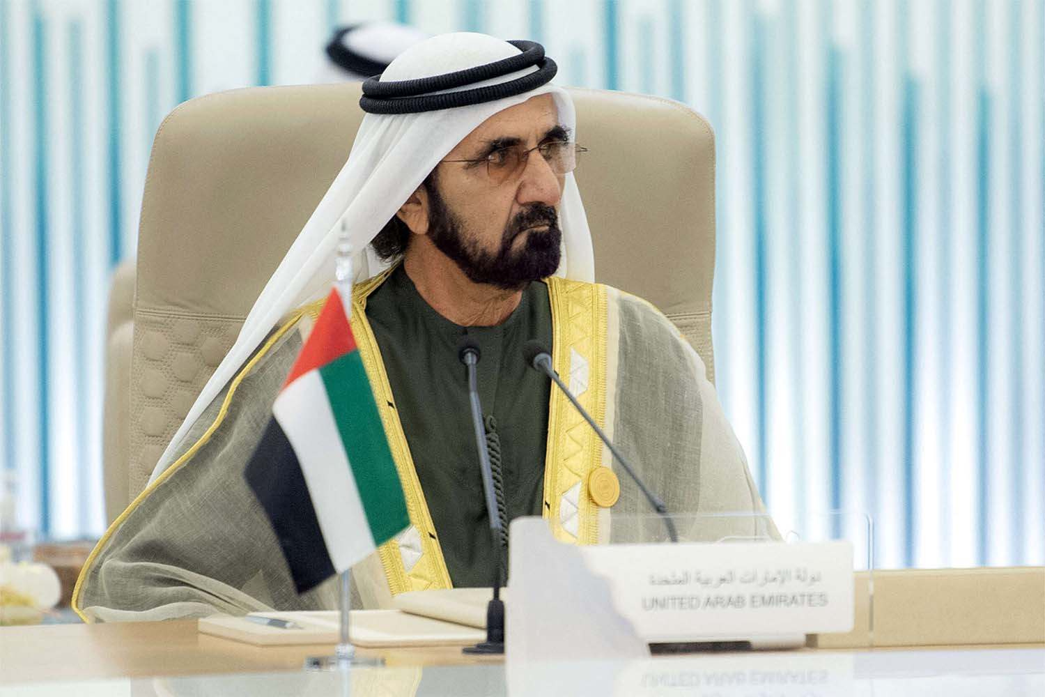 UAE Prime Minister and Ruler of Dubai Sheikh Mohammed bin Rashid Al Maktoum 