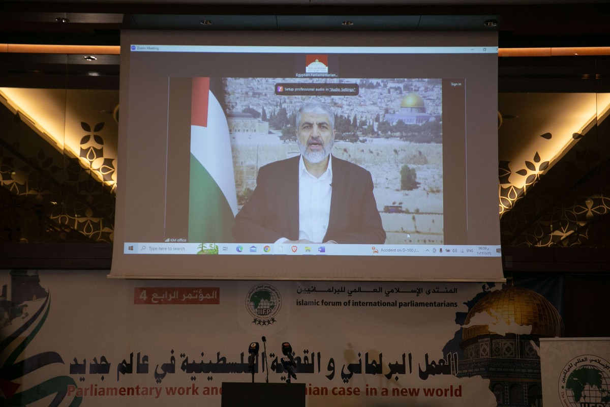 مشعل يحذر من تحويل القوة الدولية قوات احتلال بديلة عن الاحتلال الاسرائيلي