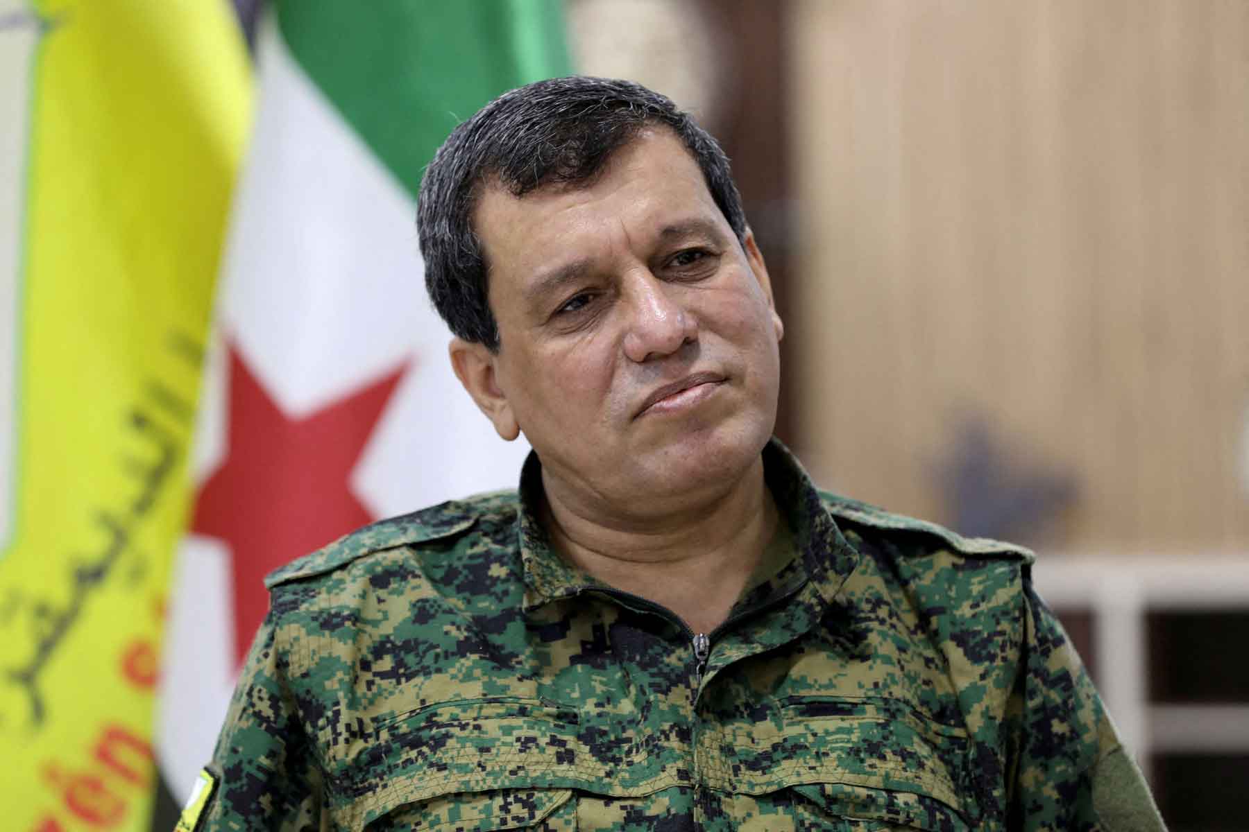 SDF commander Mazloum Abdi attends an interview in al-Shadadi, Syria June 13, 2025.