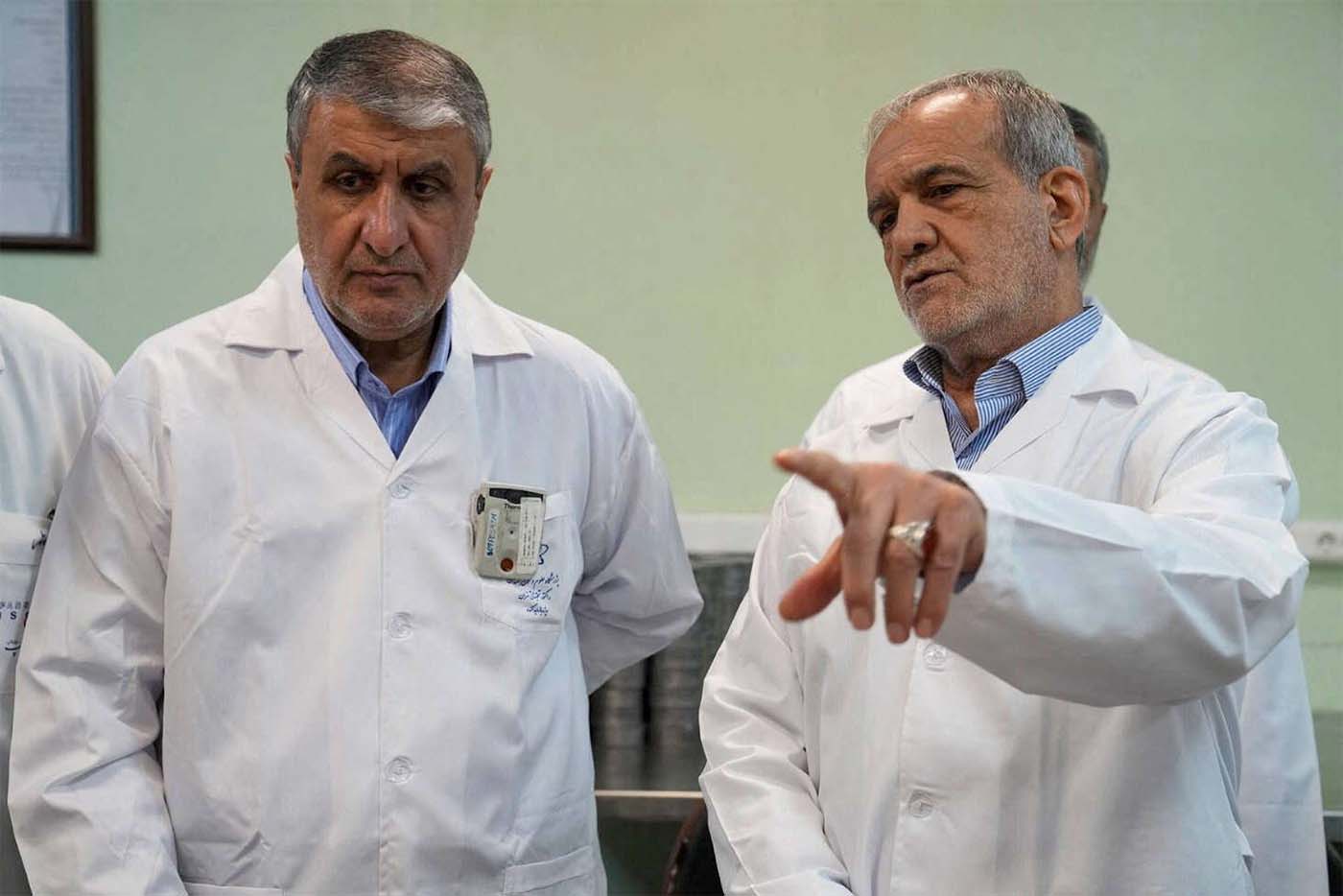 Mohammad Eslami said the inspections so far had been limited to undamaged sites 