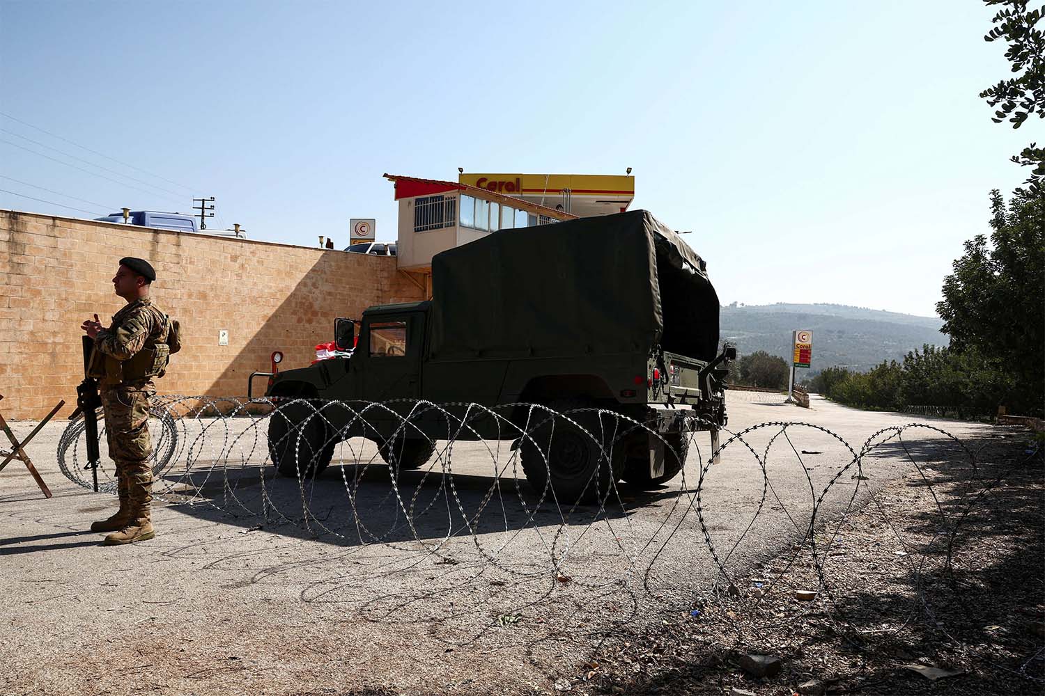 The army had set a year-end deadline to clear non-state weaponry from southern Lebanon