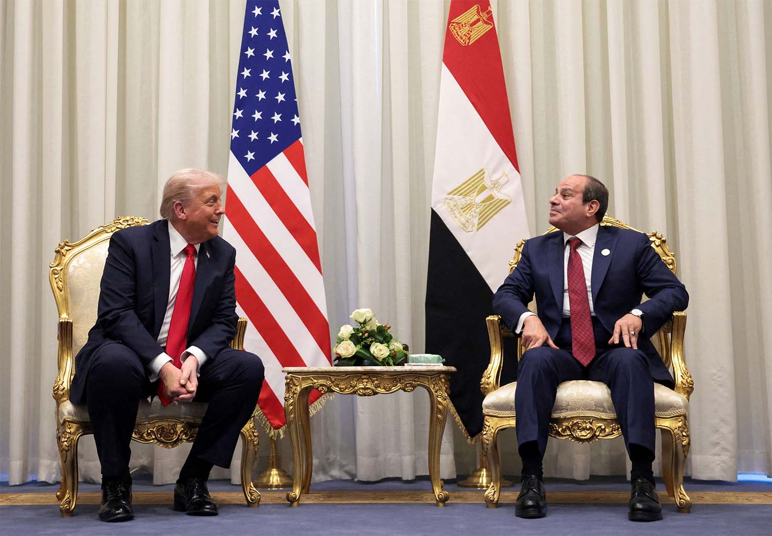 Sisi and Trump last met in the Red Sea resort of Sharm el-Sheikh in October
