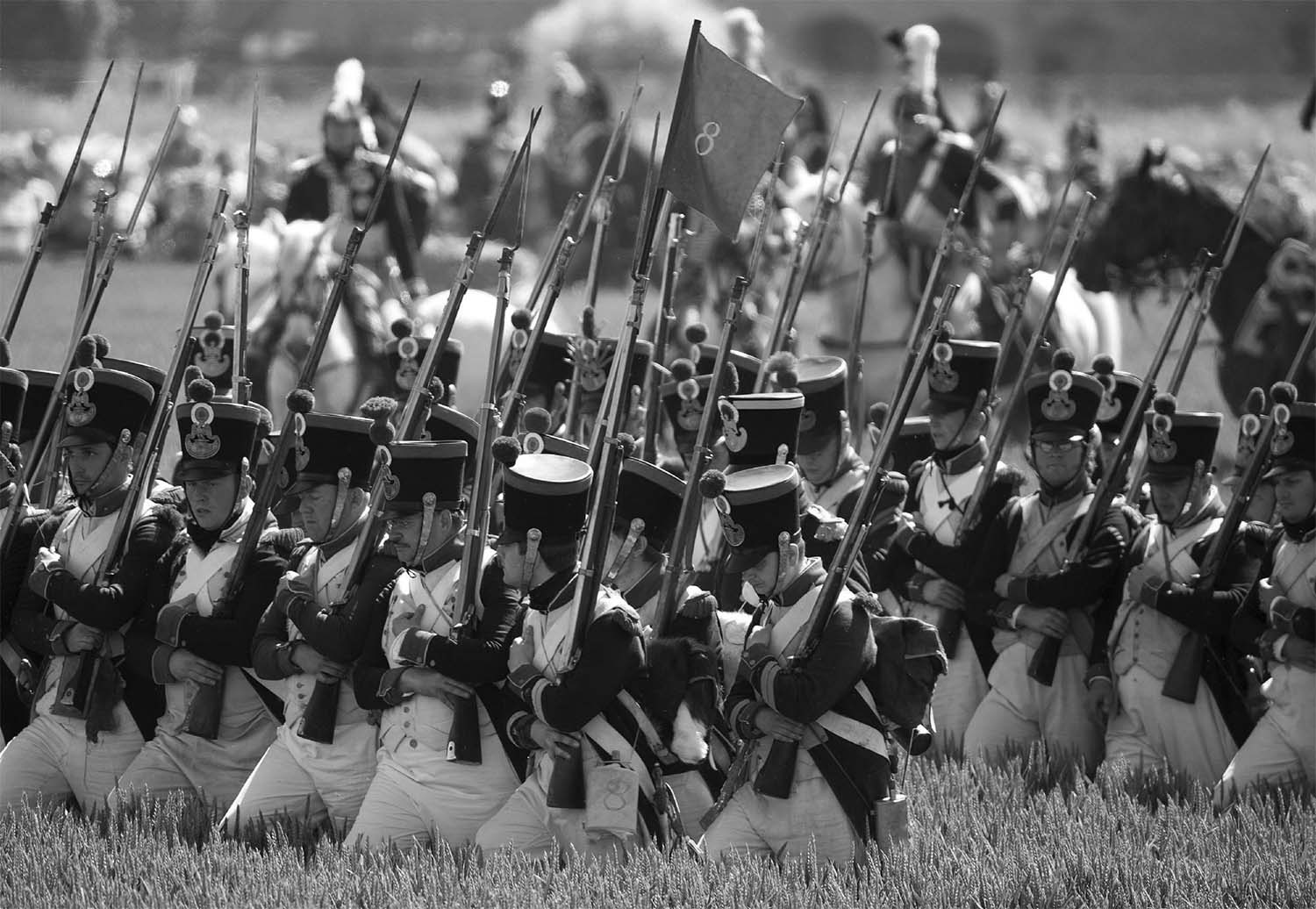 After the Battle of Waterloo in 1815, where tens of thousands of soldiers fell in a few hours, the ground turned into an open market
