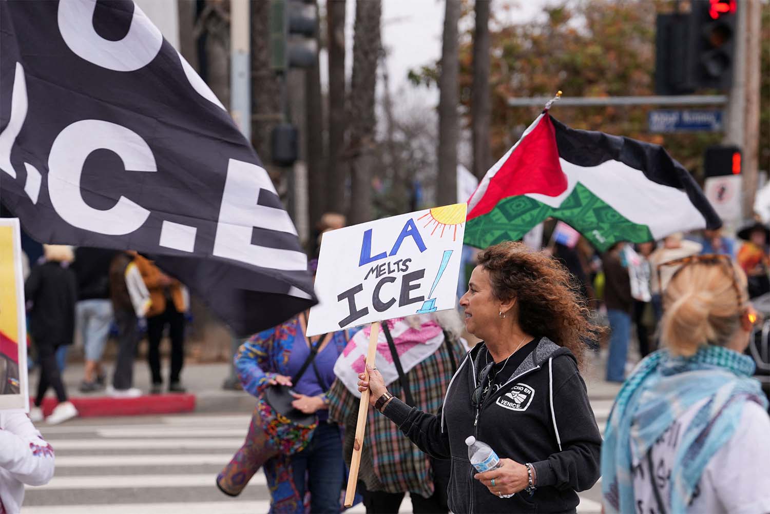 Kordia has said she was targeted for pro-Palestinian activism