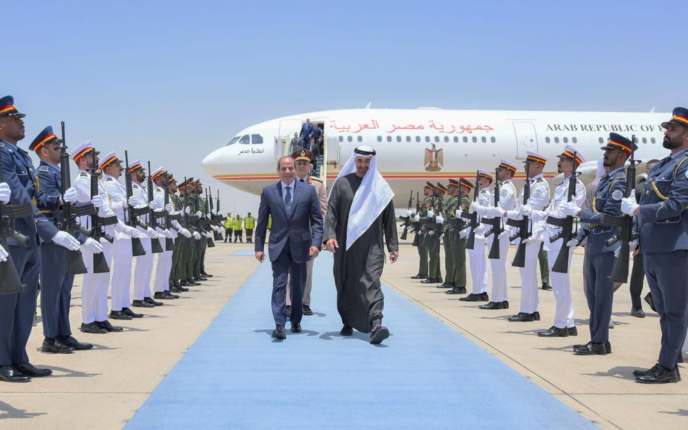 عبدالفتاح السيسي وممحمد بن زايد