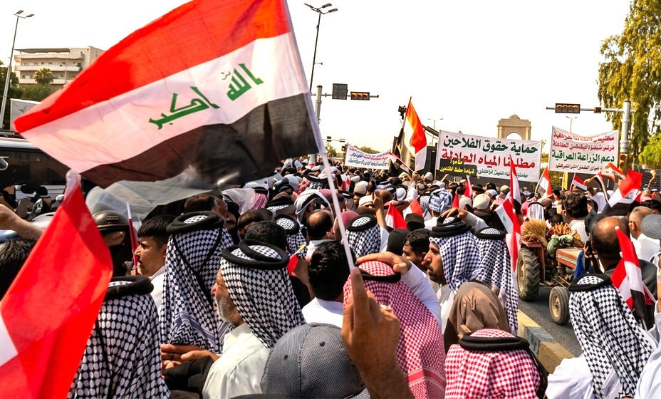 مظاهرة الفلاحين في بغداد