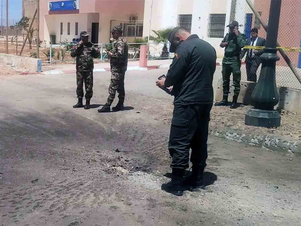 The projectiles landed near civilian areas, without causing any casualties