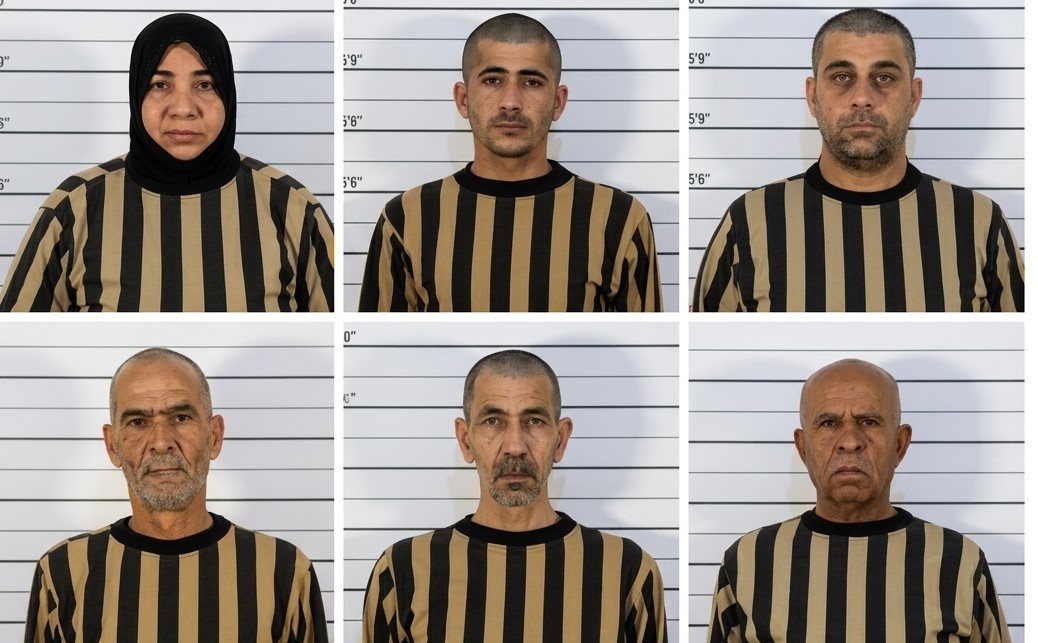 عناصر الشبكة الاجرامية