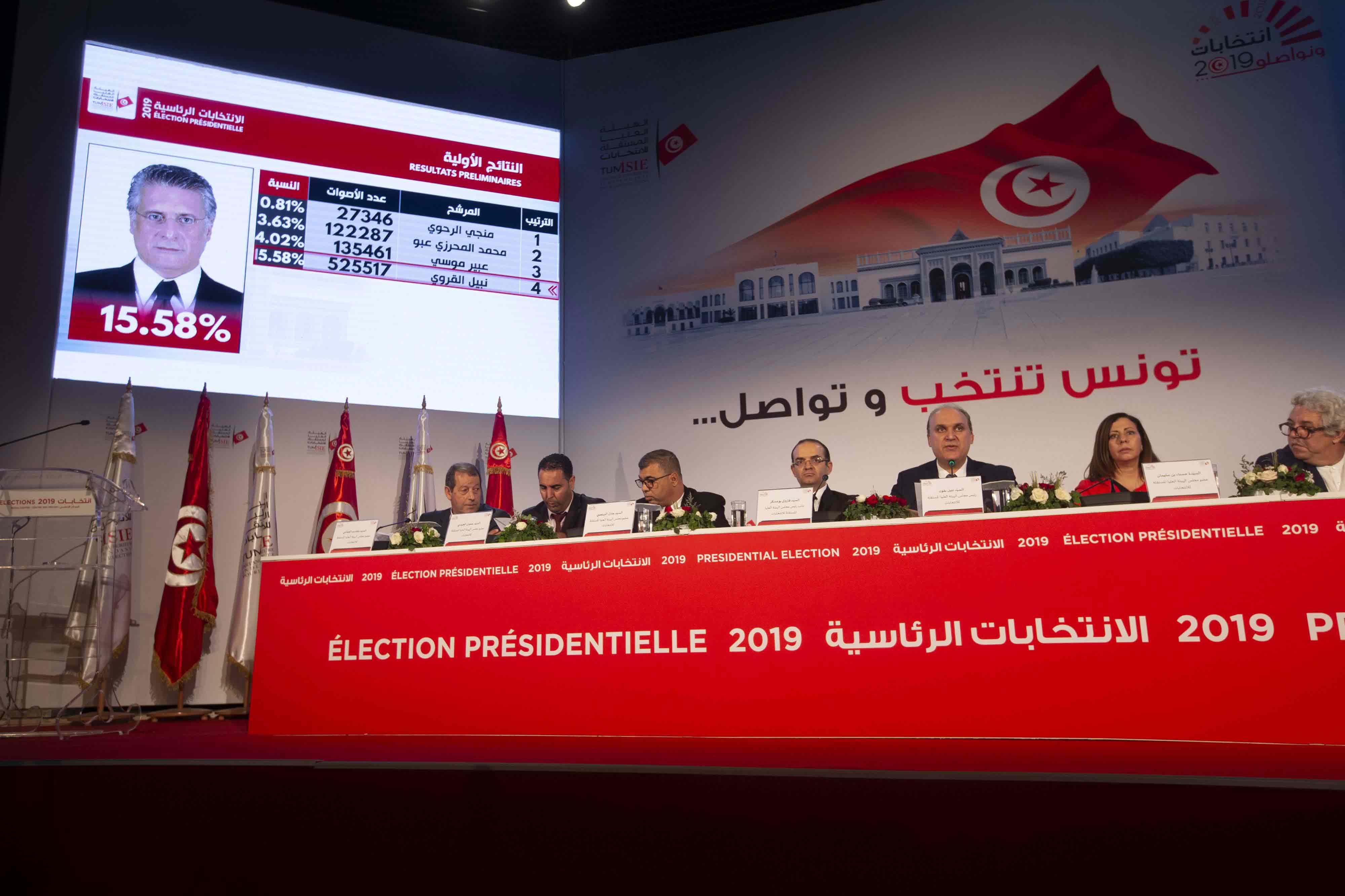الناخبون التونسيون حائرون أمام مرشح غير معروف ومرشح مسجون