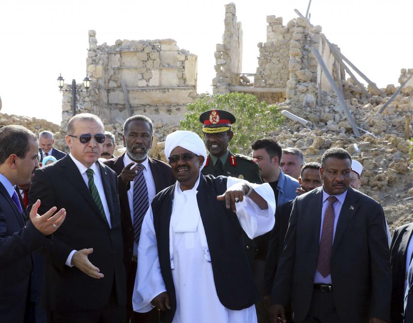 عمر البشير ورجب طيب أردوغان