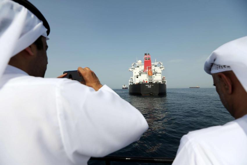 الهجوم على الناقلات قبالة سواحل الامارات
