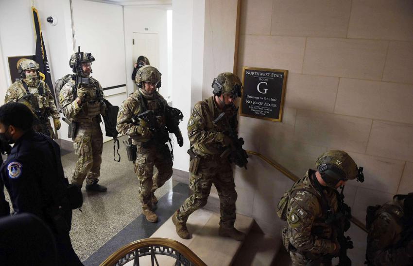 نشر الآلاف من قوات الحرس الوطني لتأمين العاصمة الأميركية قبل وبعد تنصيب جو بايدن