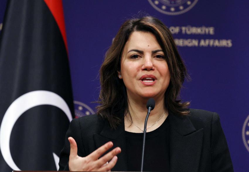 نجلاء المنقوش اكدت ثوابت الدبلوماسية الليبية في الدفاع عن القضية الفلسطينية
