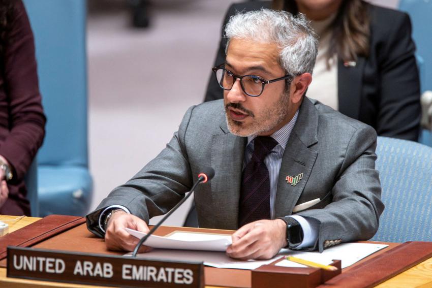 مندوب الامارات طالب السفير السوداني بالعمل على ايقاف الحرب عوض توجيه الاتهامات