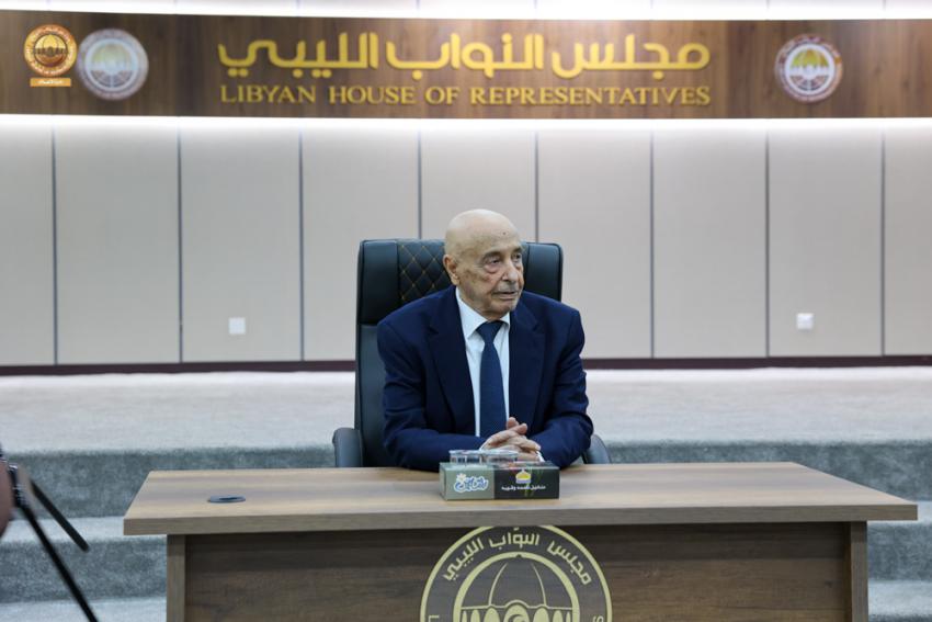 عقيلة صالح يؤكد أن مجلس النواب الليبي أوفى بكافة الاستحقاقات
