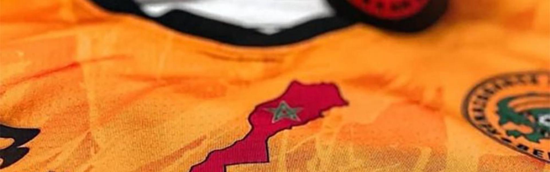 The Moroccan club have worn the motif throughout the Confederation Cup campaign this season 