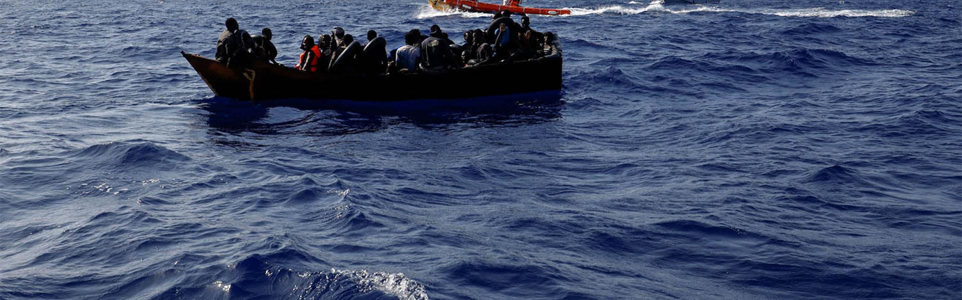 Migrants' boat