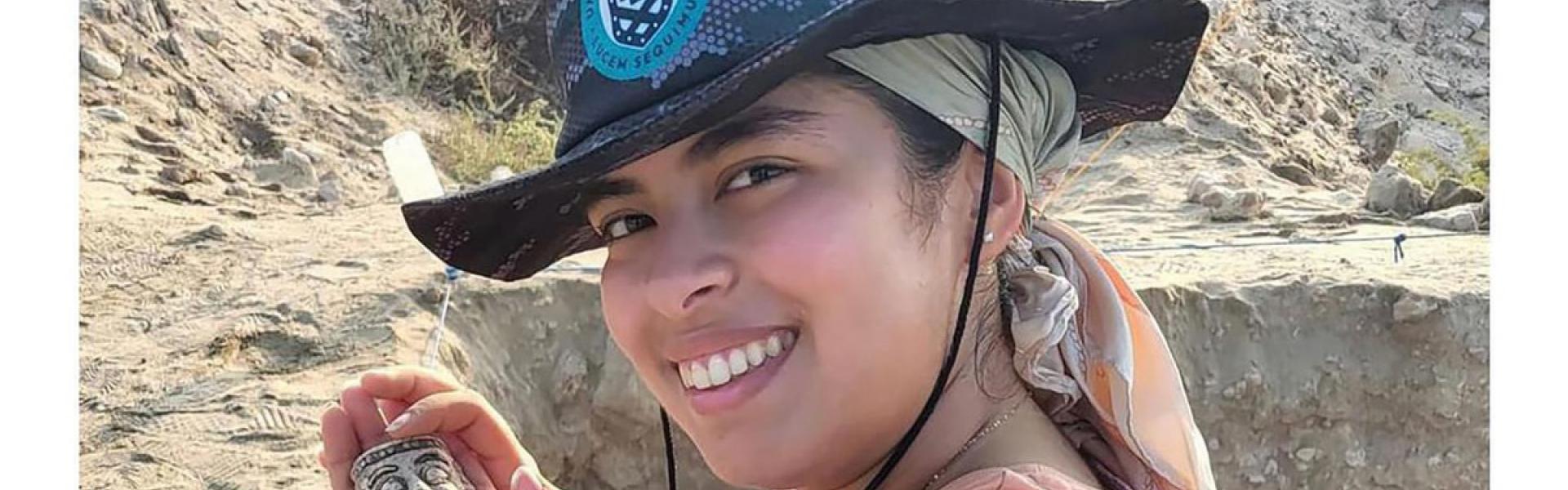 الباحثة مشاعل الشامسي  كشفت عن واحد من أهم اللقى الأثرية