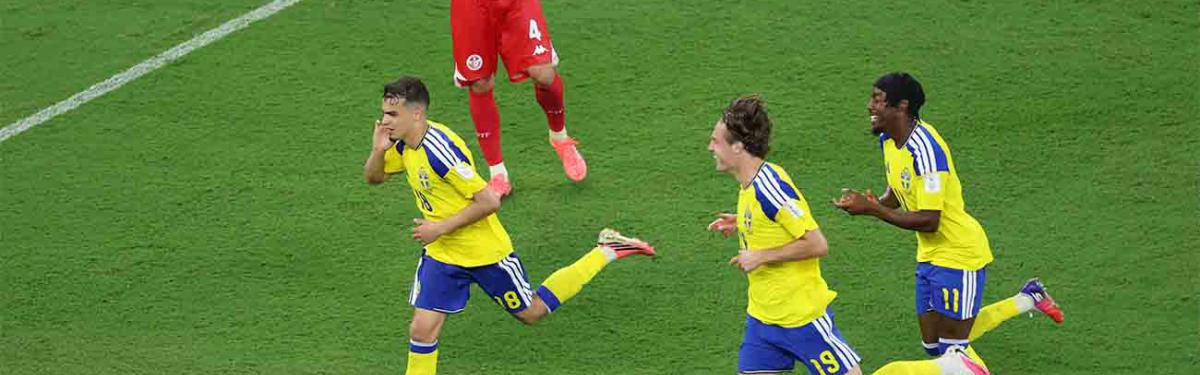 Sweden’s coach praised the forward partnership