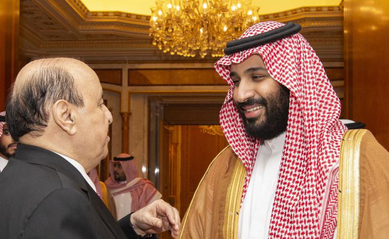 ولي العهد السعودي يجتمع مع الرئيس اليمني في جدة