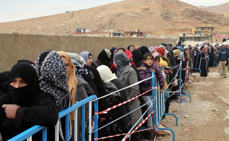 لاجئون سوريون في لبنان