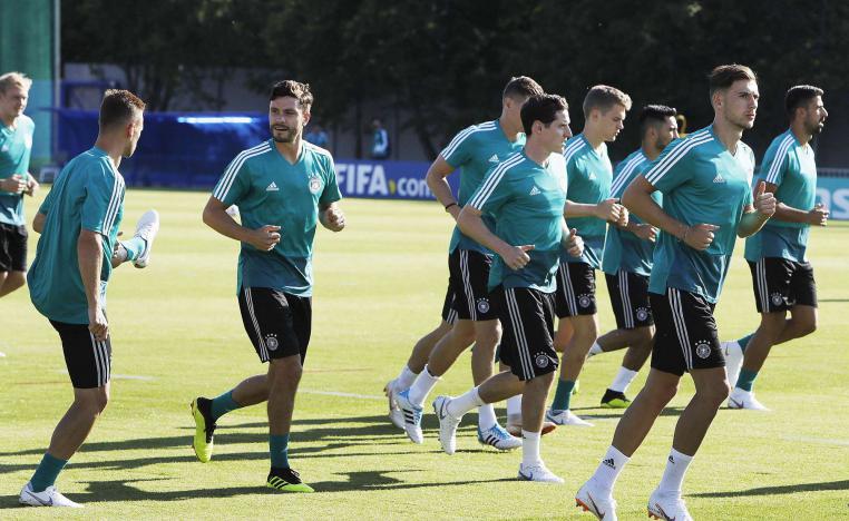 تدريبات منتخب ألمانيا قبيل اول مواجهة لهم المونديال