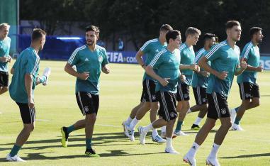 تدريبات منتخب ألمانيا قبيل اول مواجهة لهم المونديال