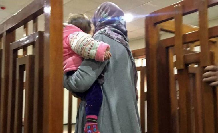 الجهادية الفرنسية ميلينا بوغدير تمثل امام محكمة عراقية