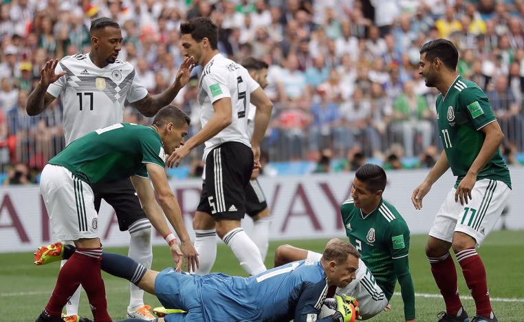 ألمانيا تفشل في اختراق الصخرة المكسيكية