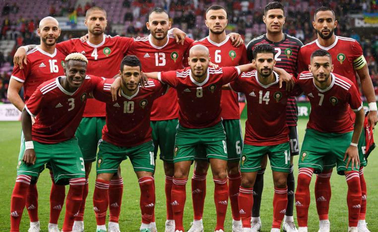 منتخب المغرب قبل لقاء ودي مع اكرانيا
